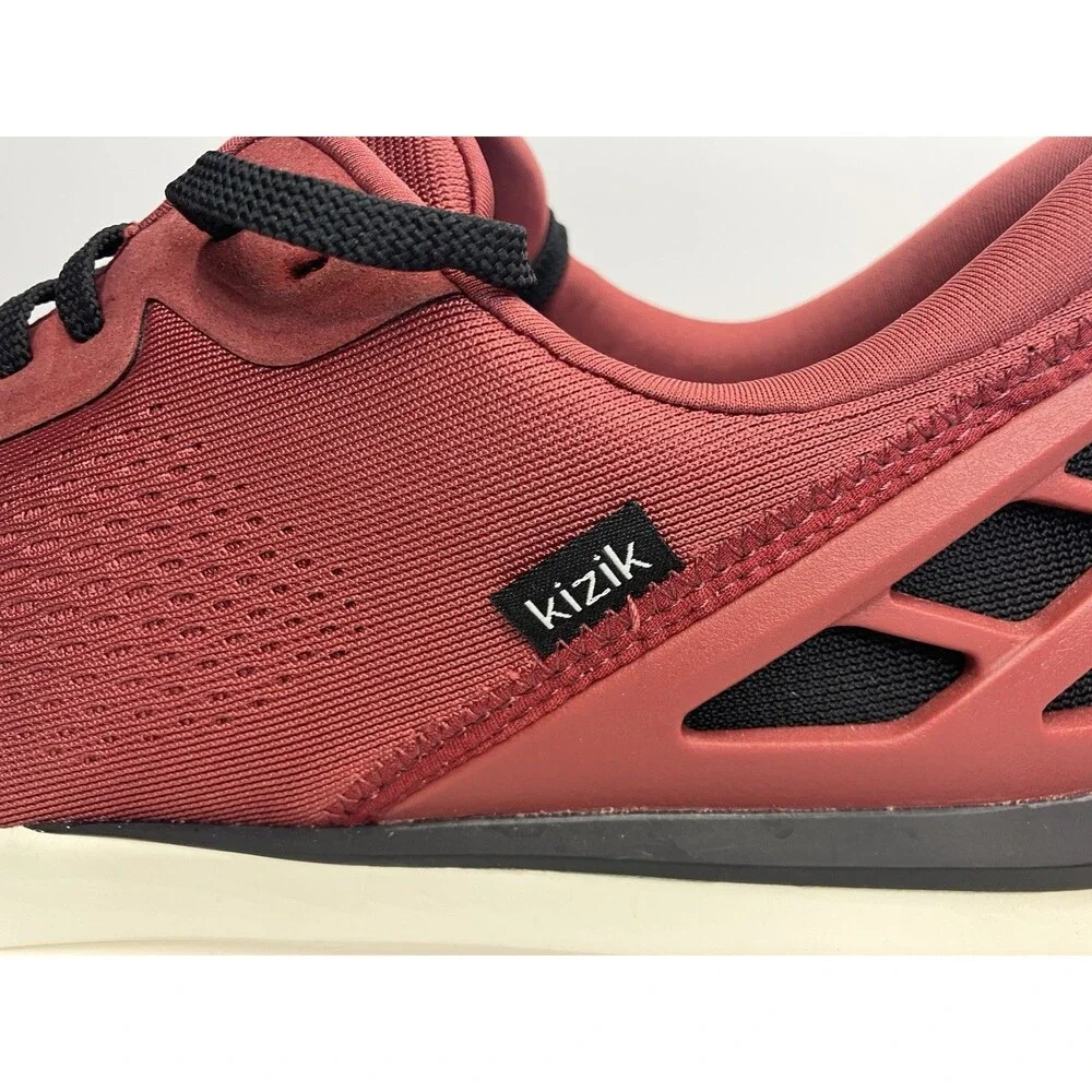Kizik Mens Athens 2 Red Hands Free Sneakers Athletic Running Shoes Size 11.5